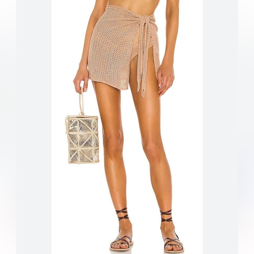 NWT Camila Coelho Sao Paulo Skirt Cover Up in Nude